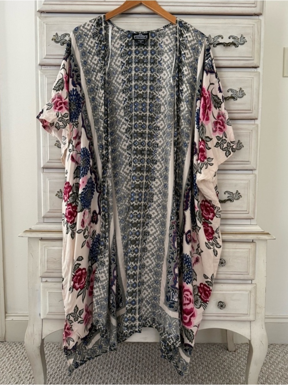 Boho Floral Lightweight Kimono